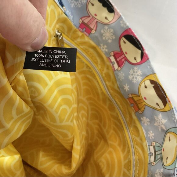 Rare HARAJUKU LOVERS Large Tokyo  Tote Bag In  Snowbunny Pattern 2009 NWT - Picture 10 of 11